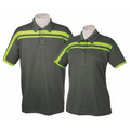 Men's or Ladies' Polo Shirt w/ Contrasting Chest Panels - 25 Day Custom Overseas Express